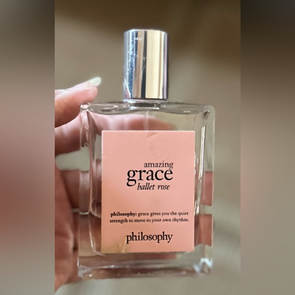 Philosophy Amazing Grace Ballet Rose with Pink Label Half full